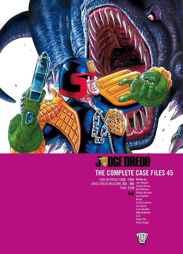 [object Object] «Judge Dredd: The Complete Case Files 45», авторов Алан Грант, Гордон Ренни, Джон Вагнер, Пэт Миллс, Робби Моррисон - фото №1