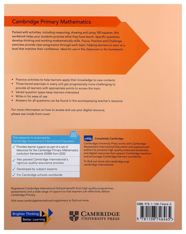[object Object] «Cambridge Primary Mathematics Workbook 2 With Digital Access (1 Year)», авторів Черрі Мозлі, Джанет Риз - фото №2 - мініатюра