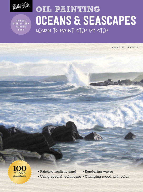 Паперова книга «Oil Painting. Oceans & Seascapes», автор Мартін Кларк - фото №1