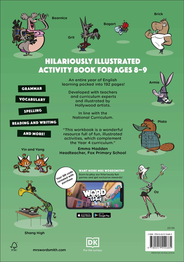 [object Object] «Year 4 English Humungous Workbook, Ages 8-9 (Key Stage 2)», автор Миссис Вордсмит - фото №2 - миниатюра