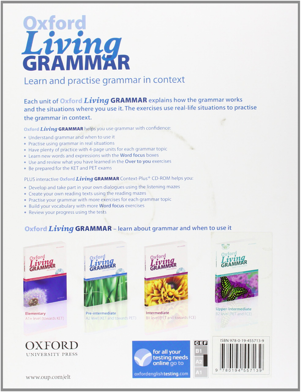 Бумажная книга «Oxford Living Grammar.  Pre-Intermediate. Student's Book.» - фото №1