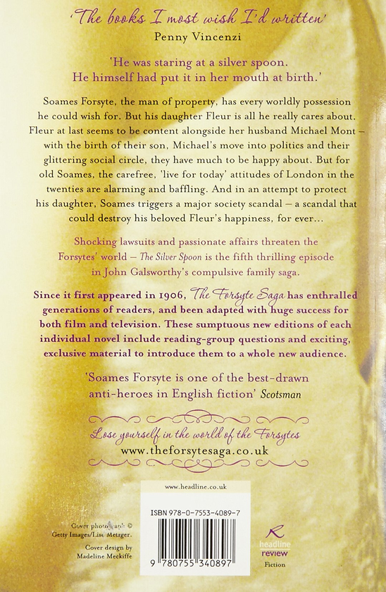 Паперова книга «The Forsyte Saga 5. The Silver Spoon», автор Джон Голсуорсі - фото №1