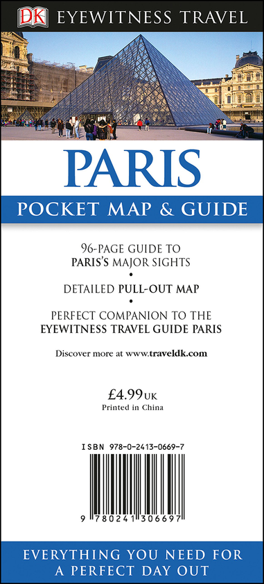Паперова книга «Paris Pocket Map and Guide » - фото №1