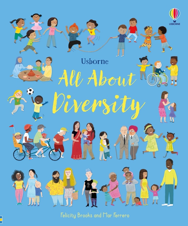 Паперова книга «All About Diversity», автор Фелісіті Брукс - фото №1