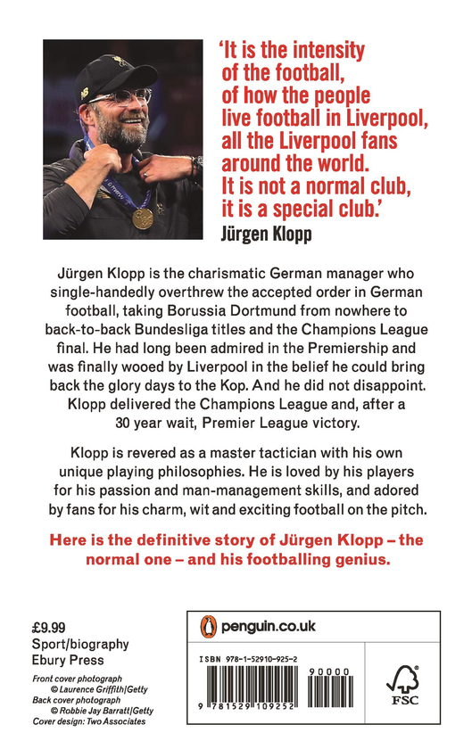 Бумажная книга «Jurgen Klopp», автор Эльмар Невелинг - фото №1