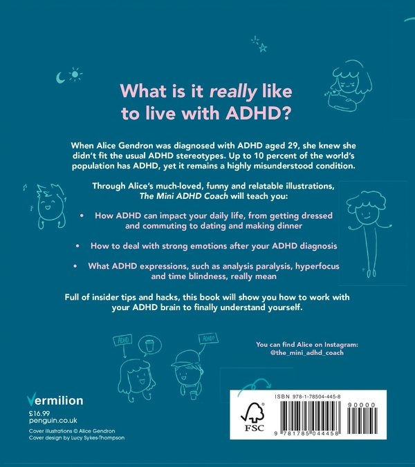 Паперова книга «The Mini ADHD Coach. How to (finally) Understand Yourself», автор Еліс Гендрон - фото №1