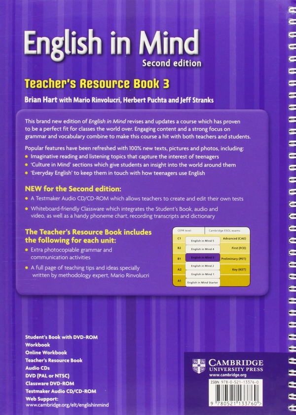 Бумажная книга «English in Mind Level 3. Teacher's Resource Book», автор Брайан Харт - фото №1
