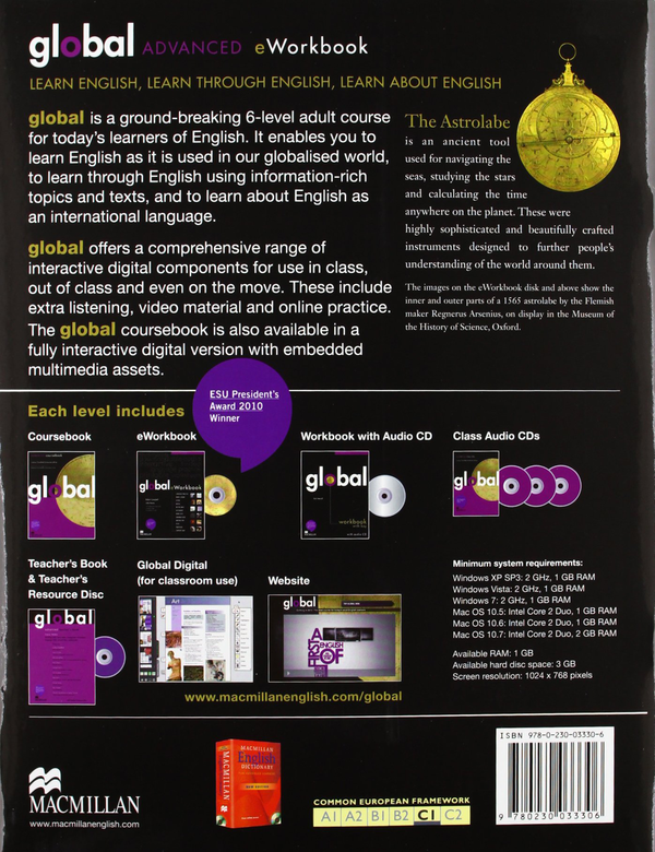 [object Object] «Global Advanced Student's Book & Eworkbook», автор Ліндсей Клендфілд - фото №2 - мініатюра
