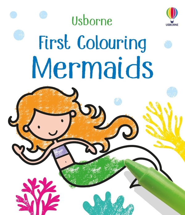 Паперова книга «First Colouring Mermaids», автор Метью Олдем - фото №1