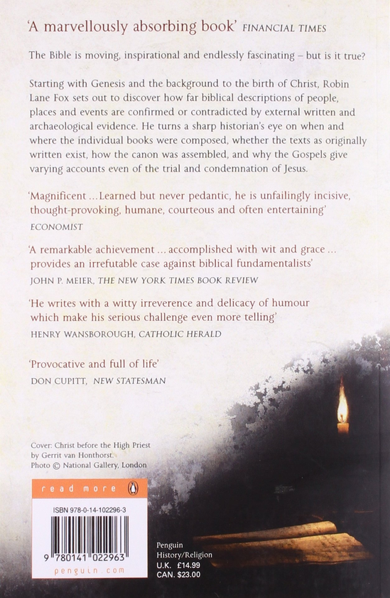 Паперова книга «The Unauthorized Version. Truth and Fiction in the Bible», автор Робін Лейн Фокс - фото №1