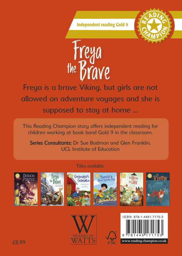 Бумажная книга «Freya the Brave. Independent Reading Gold 9», автор Дэмиан Харви - фото №1
