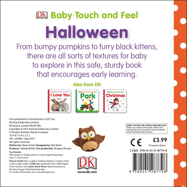 Паперова книга «Baby Touch and Feel Halloween» - фото №1