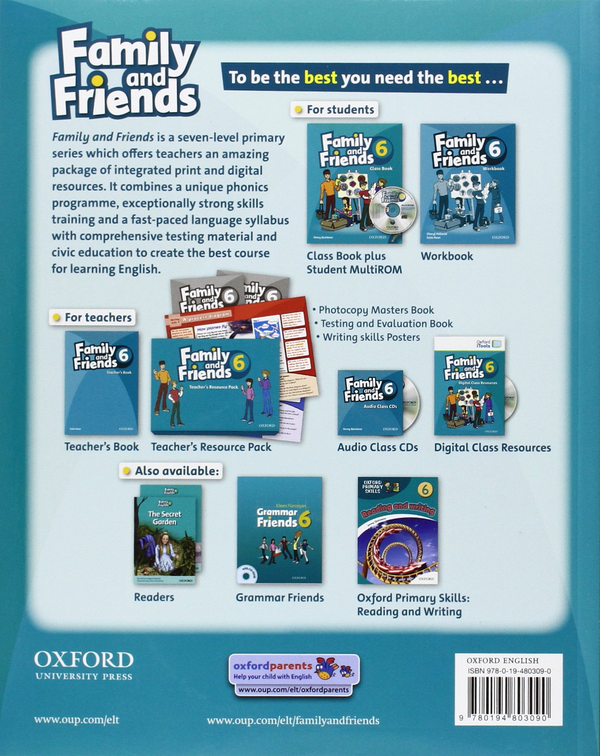 Бумажная книга «Family and Friends 6. Classbook (+ CD-ROM)», автор Дженни Куинтана - фото №1