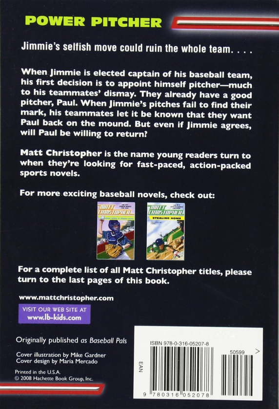 Бумажная книга «Power Pitcher», автор Мэтт Кристофер - фото №1