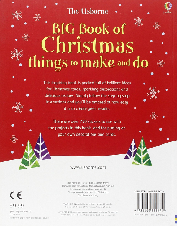 [object Object] «Big Book of Christmas Things to Make and Do», автор Фиона Уотт - фото №2 - миниатюра