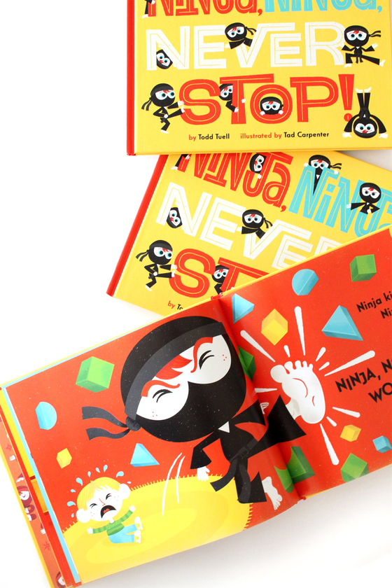 Бумажная книга «Ninja, Ninja, Never Stop!», автор Тодд Туэлл - фото №1