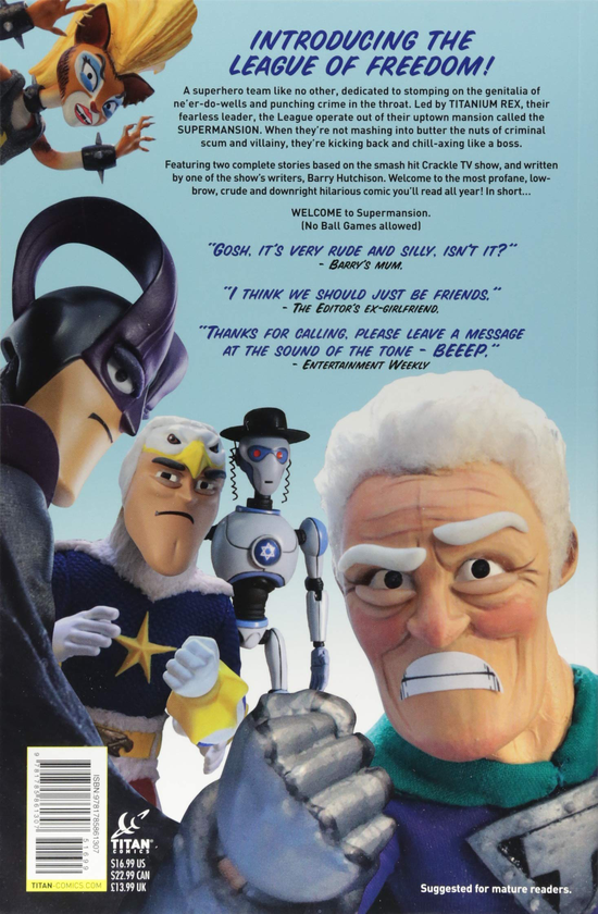 Паперова книга «Supermansion. Volume 1», автор Баррі Дж. Хатчінсон - фото №1