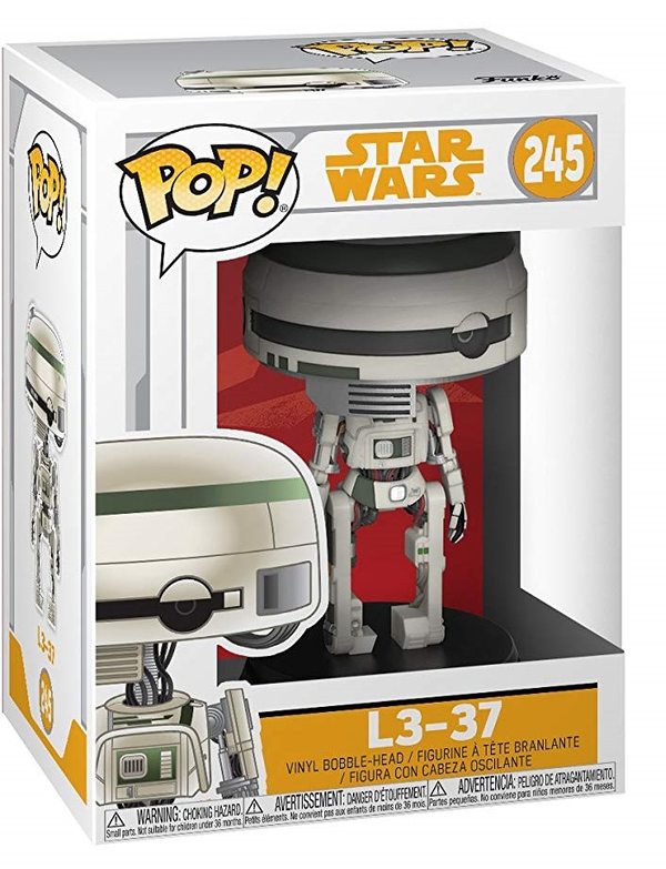  «Коллекционная фигурка Funko Pop! Pop movies Star Wars L3-37 (FK26990)», бренда Funko Pop - фото №1
