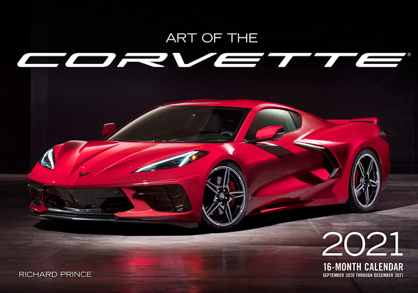 Бумажная книга «Art of the Corvette 2021. 16-Month Calendar. September 2020 through December 2021» - фото №1