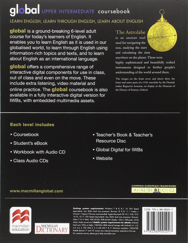 [object Object] «Global Upper-Intermediate SB + Ebook », авторів Джулі Мур, Роб Меткалф, Роберт Кемпбелл, Адріан Теннант - фото №2 - мініатюра