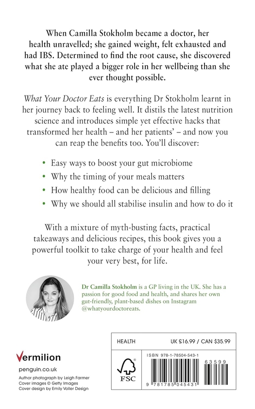 Паперова книга «What Your Doctor Eats», автор Камілла Стокгольм - фото №1