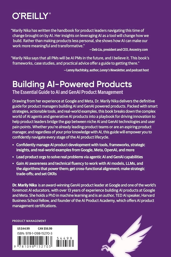 Паперова книга «Building AI-Powered Products. The Essential Guide to AI and GenAI Product Management», автор Марілі Ніка - фото №1