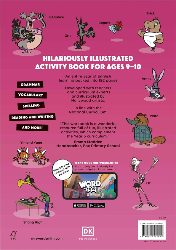 [object Object] «Year 5 English Stupendous Workbook, Ages 9-10 (Key Stage 2)», автор Миссис Вордсмит - фото №2 - миниатюра