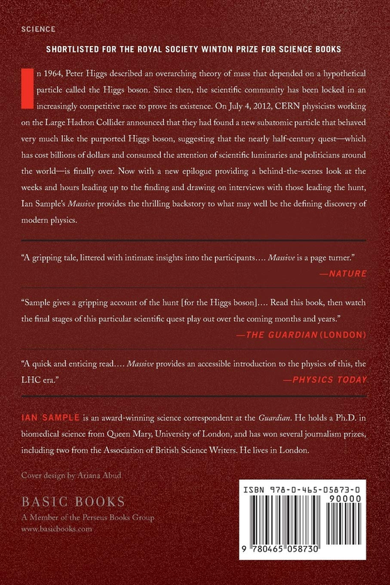 Бумажная книга «Massive. The Missing Particle That Sparked the Greatest Hunt in Science », автор Иэн Сэмпл - фото №1