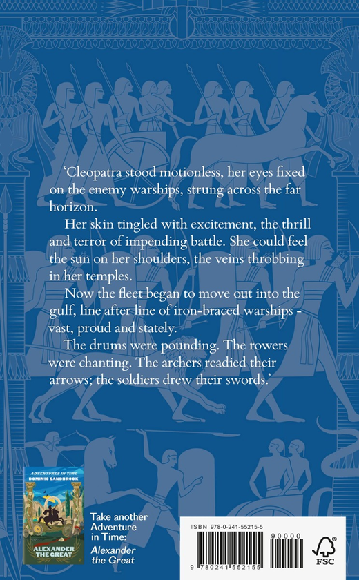 Бумажная книга «Adventures in Time. Cleopatra», автор Доминик Сэндбрук - фото №1
