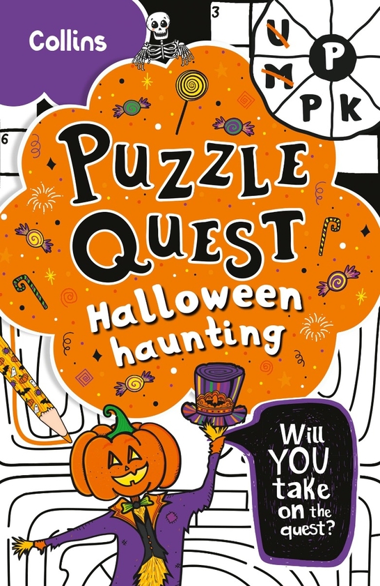 Бумажная книга «Puzzle Quest. Halloween Haunting», автор Киа Мари Хант - фото №1