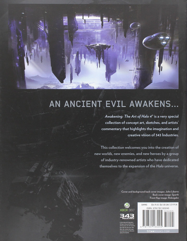 Паперова книга «Awakening. The Art of Halo 4», автор Пол Девіс - фото №1