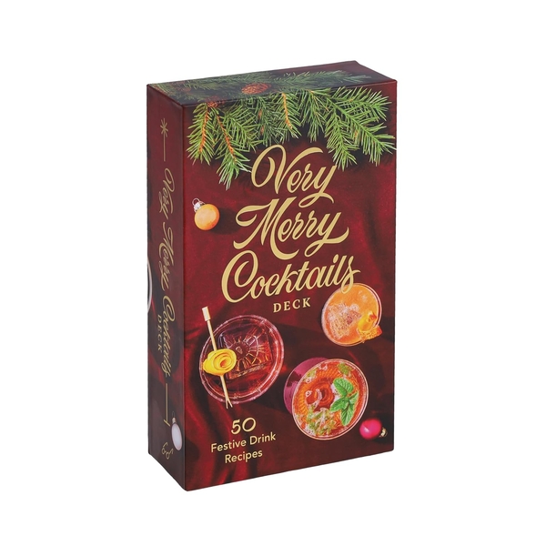 Paper book «Very Merry Cocktails Deck: 50 Festive Drink Recipes» - фото №1
