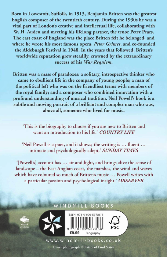 Бумажная книга «Benjamin Britten. A Life For Music», автор Нил Пауэлл - фото №1