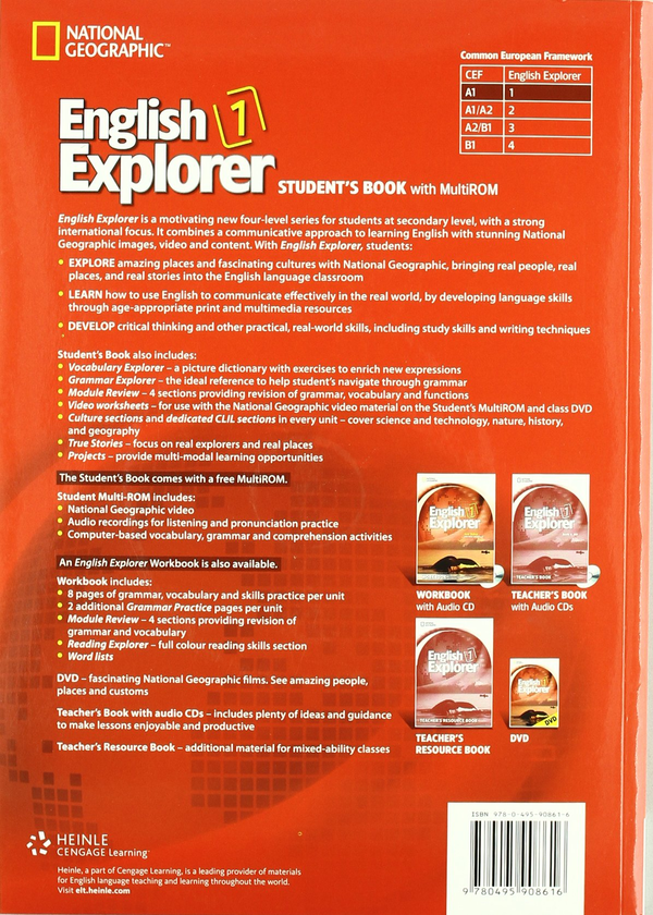 Паперова книга «English Explorer 1. Student's Book mit Multi-ROM», автор Джейн Бейли - фото №1