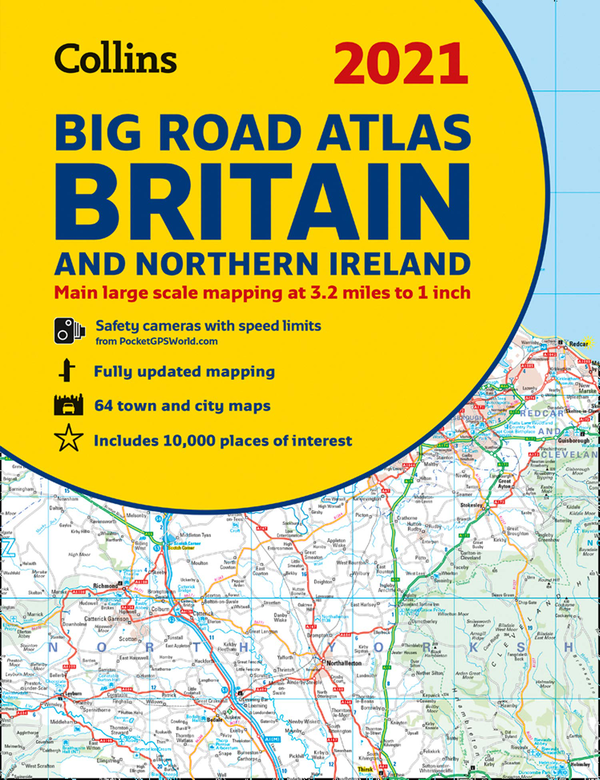 Бумажная книга «2021 Collins Big Road Atlas Britain», автор Collins Maps - фото №1