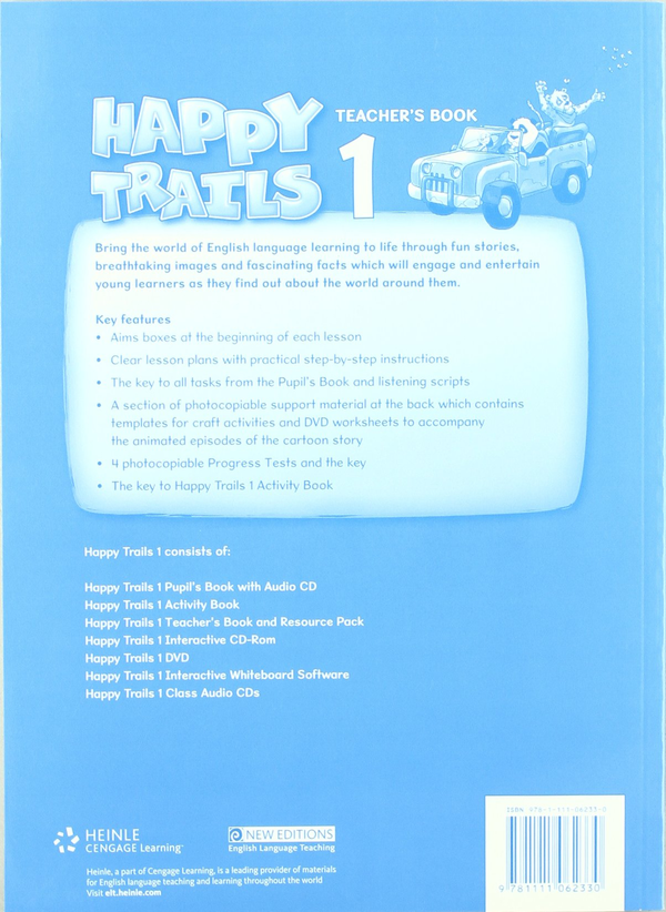 Бумажная книга «Happy Trails 1. Teachers Book», автор Дженнифер Хит - фото №1