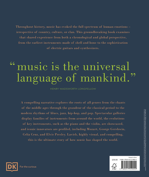 Бумажная книга «Music. The Definitive Visual History» - фото №1