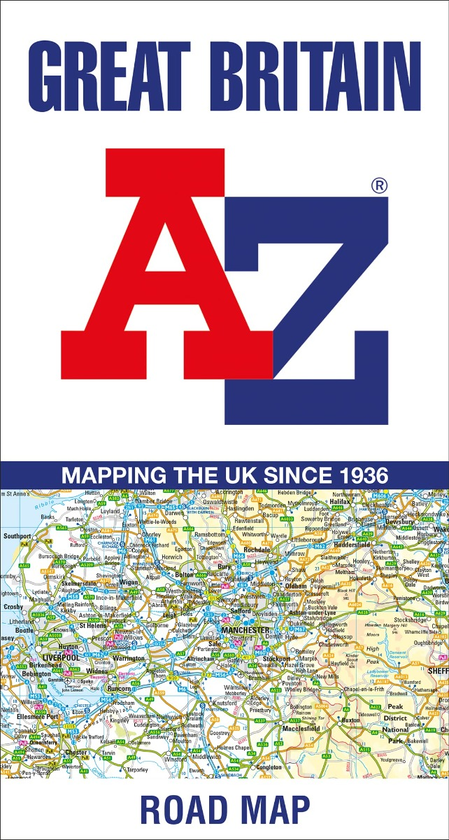 Бумажная книга «Great Britain A-Z-Road Map» - фото №1