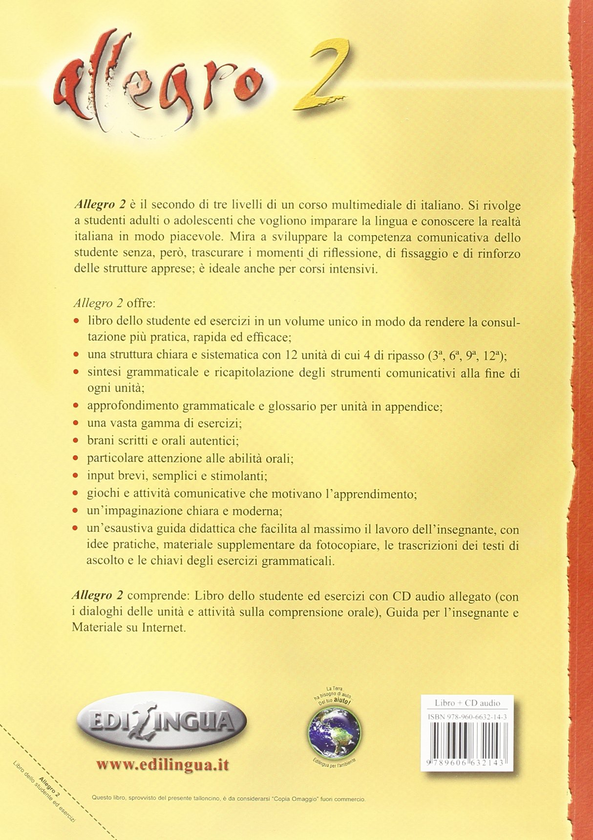 [object Object] «Allegro 2: Corso Multimediale D'italiano» - фото №2 - мініатюра