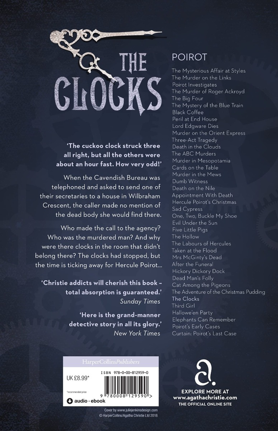Бумажная книга «The Clocks», автор Агата Кристи - фото №1
