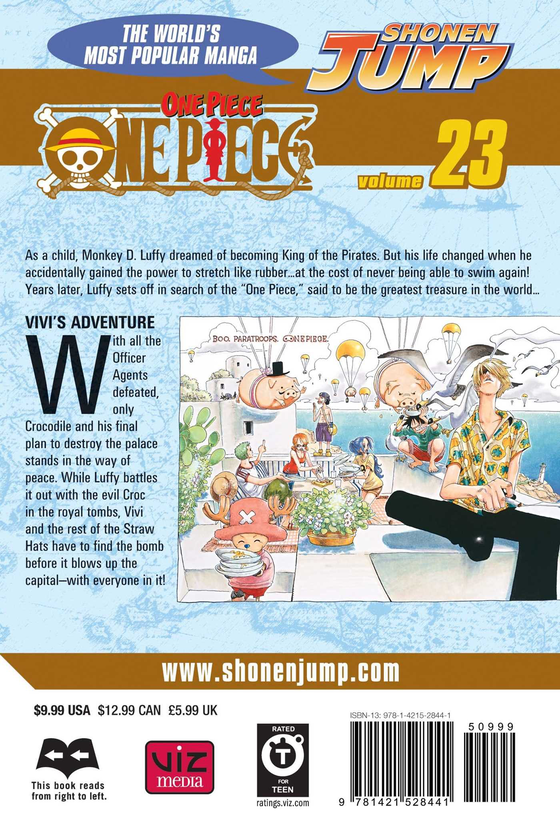Паперова книга «One Piece. Volume 23», автор Еїтіро Ода - фото №1