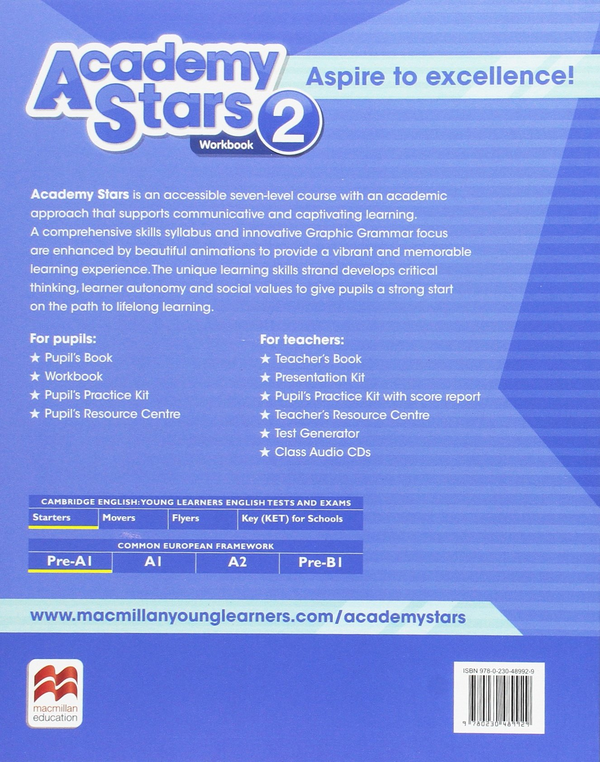 [object Object] «Academy Stars. Level 2. Workbook», автор Андреа Харріес - фото №2 - мініатюра