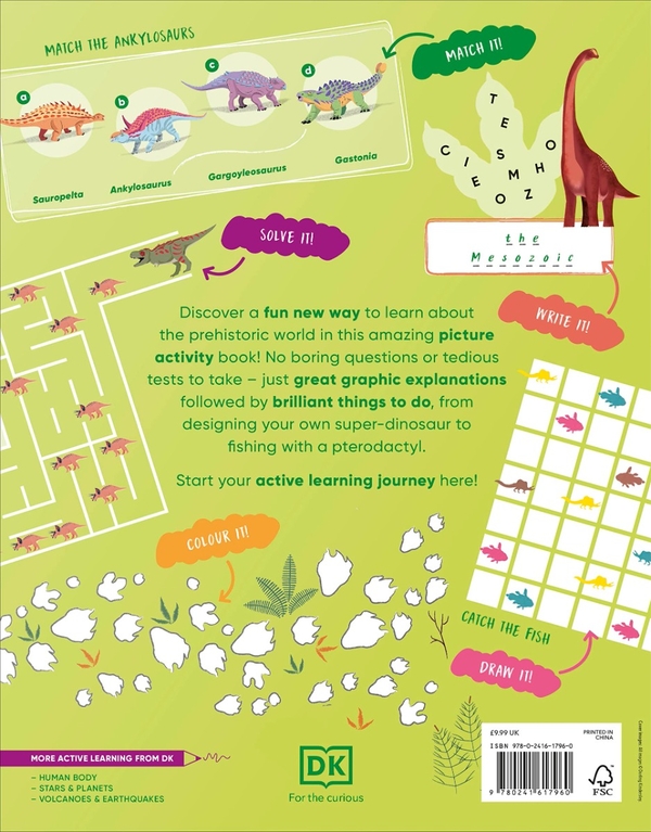 Бумажная книга «Active Learning Dinosaurs and Other Prehistoric Creatures» - фото №1