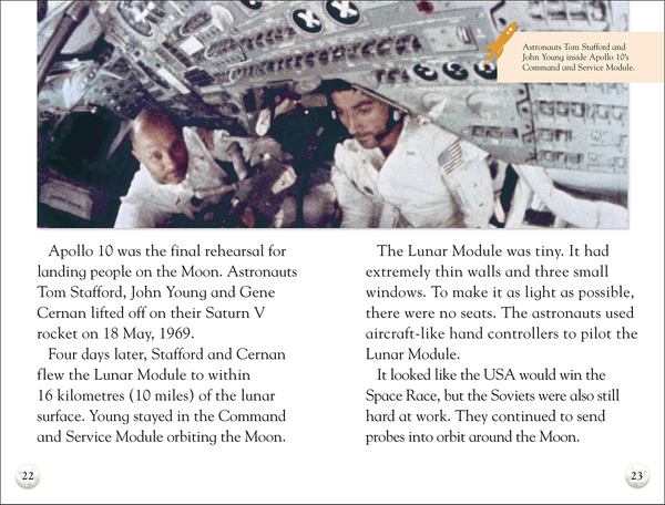 Паперова книга «Moon Landings» - фото №1