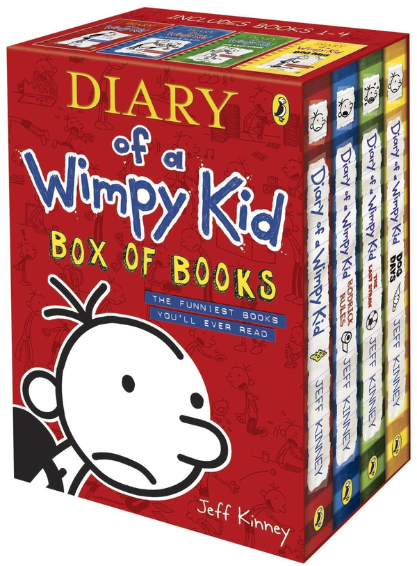 [object Object] «Diary of a Wimpy Kid. Box of Books (Books 1-4)», автор Джефф Кинни - фото №1