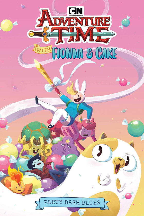 Бумажная книга «Adventure Time. Fionna&Cake Party. Party Bash Blues», автор Пендлтон Уорд - фото №1