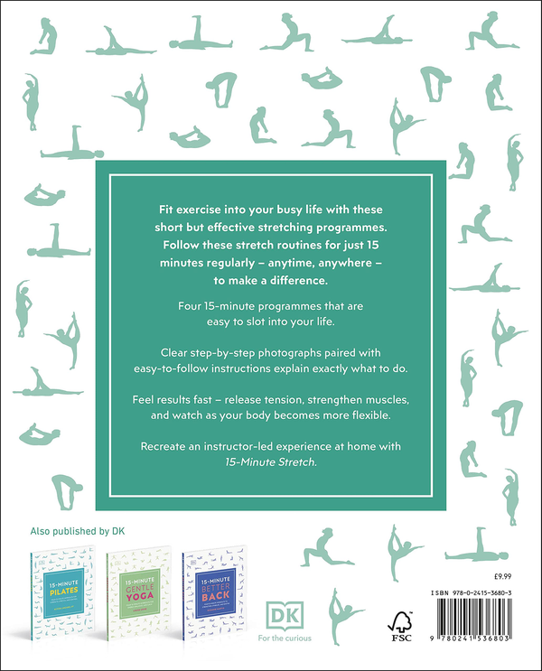 Паперова книга «15-Minute Stretch. Four 15-Minute Workouts for Flexibility, Posture, and Strength», автор Сюзанна Мартін - фото №1