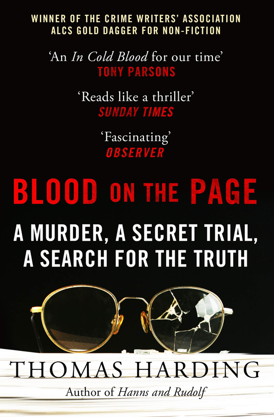 Паперова книга «Blood on the Page», автор Томас Гардінг - фото №1