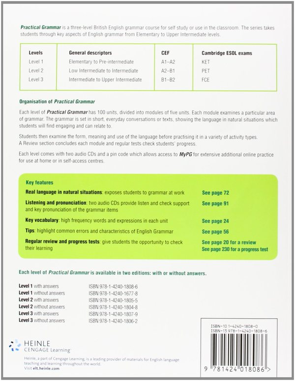 [object Object] «Practical Grammar 1: Student Book with Key», автор Девід Райлі - фото №2 - мініатюра