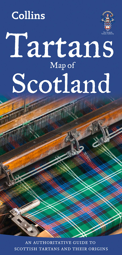 Бумажная книга «Tartans Map of Scotland» - фото №1